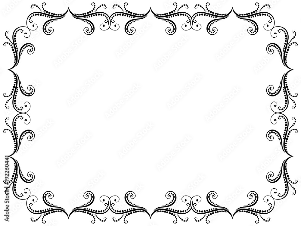 Floral ornate greeting card Floral ornate greeting card