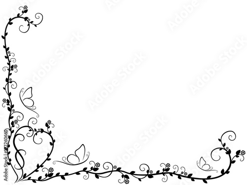 Pattern with ornate floral elements