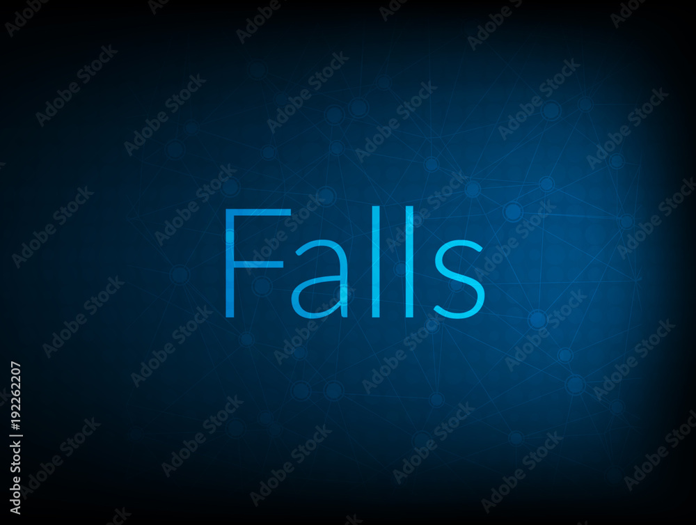 Falls abstract Technology Backgound