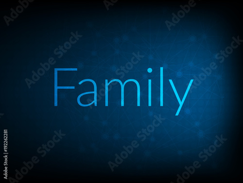 Family abstract Technology Backgound