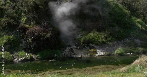 New Zealand, Geothermal, Volcanic, Pool, steam, heat, sulphur