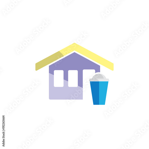 Drink House Logo Icon Design