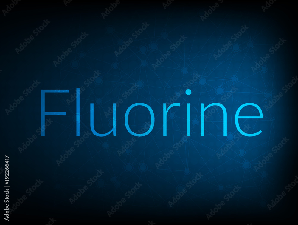 Fluorine abstract Technology Backgound Fluorine abstract Technology Backgound