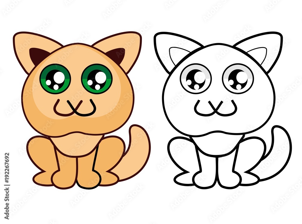 kitten coloring kitten coloring