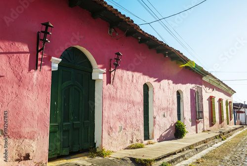 Colonial architecture in El Salvador photo