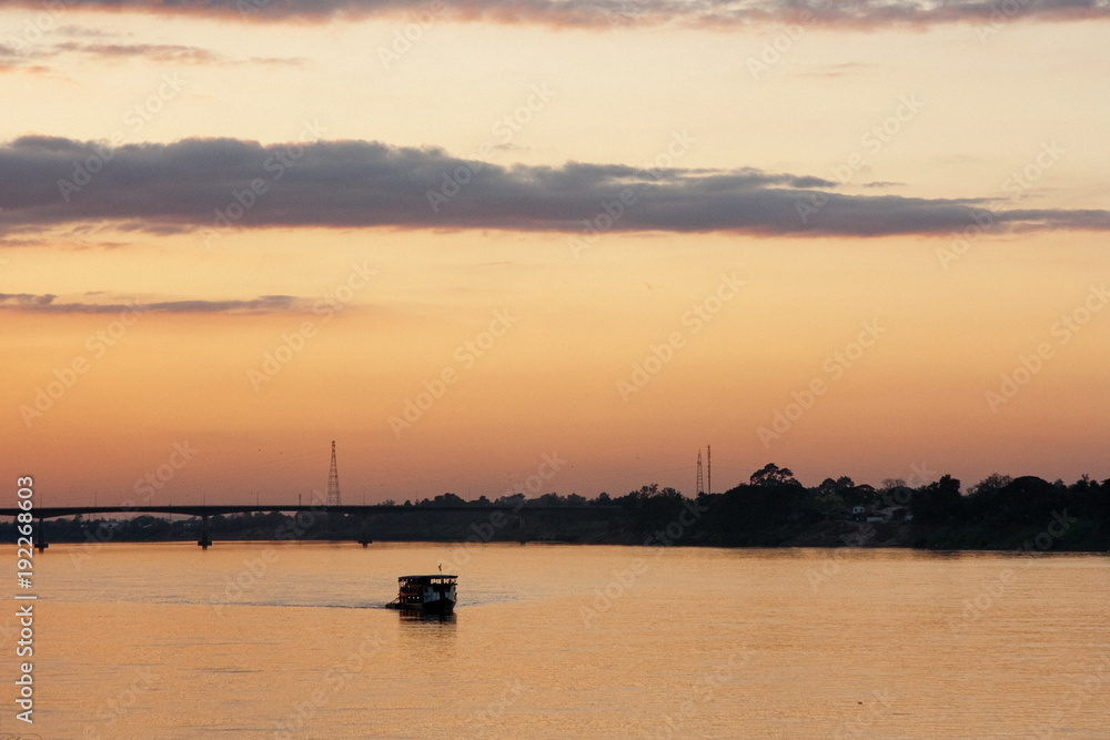 Between Thailand and Laos