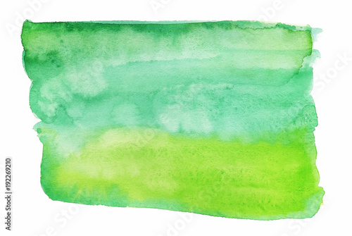 Hand drawn watercolor abstract blot texture colourful background painted