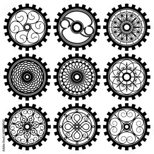 The steampunk gears