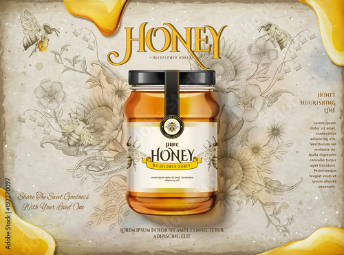 Wildflower honey ads