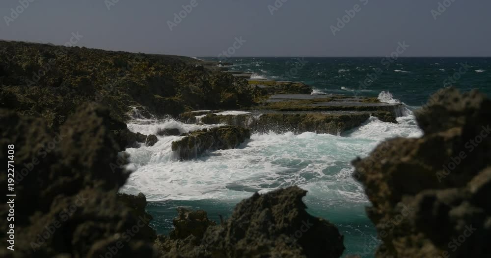 Curacao Rocky Windswept Coast Curacao Rocky Windswept Coast