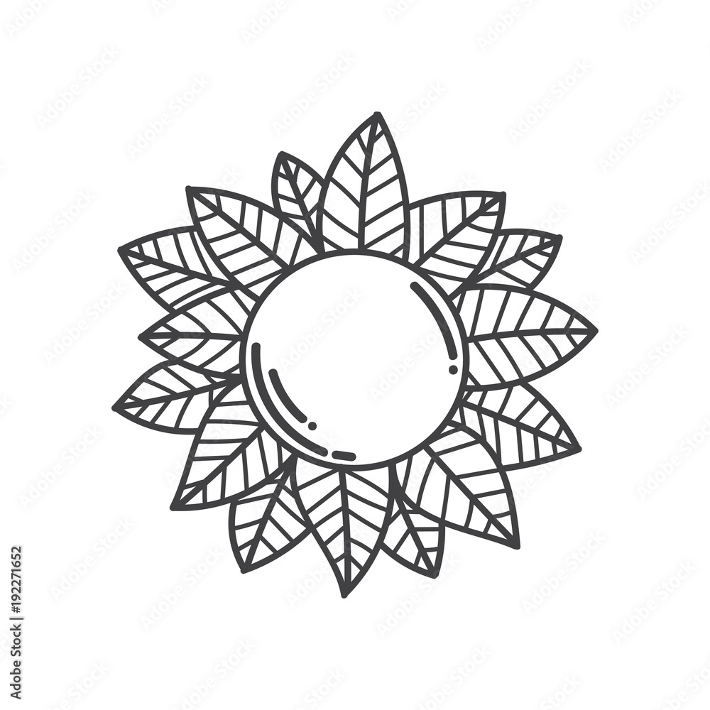 sun flower abstract retro illustration gradient sun flower abstract retro illustration gradient