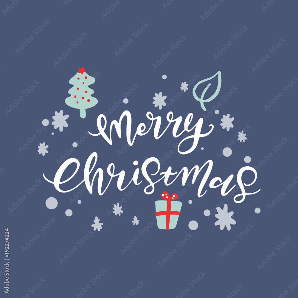 Vector Merry Christmas Hand Lettering, Holiday Cards with Hand Drawn Elements, Holiday Calligraphy Backgrounds, Greeting Cards, X-mas Invitations, Navy Background Vector Merry Christmas Hand Lettering, Holiday Cards with Hand Drawn Elements, Holiday Calligraphy Backgrounds, Greeting Cards, X-mas Invitations, Navy Background