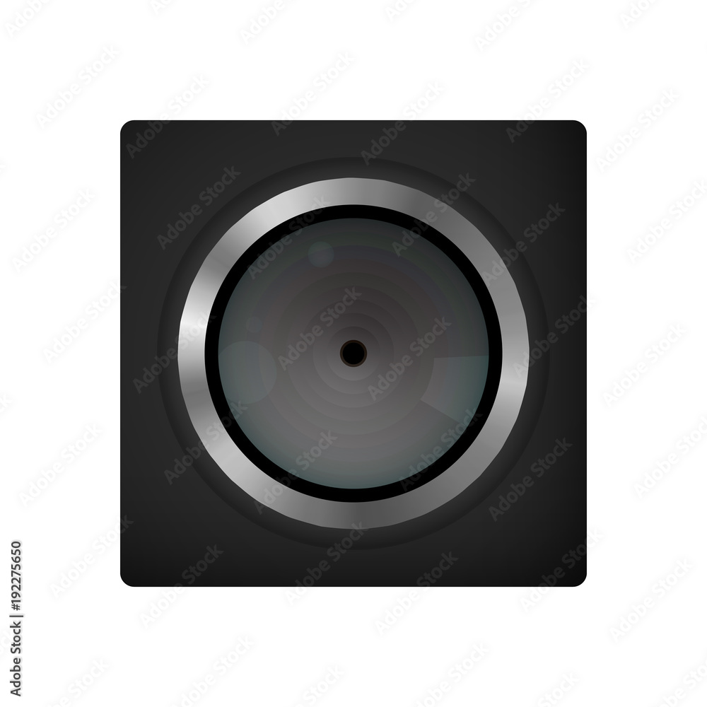 Device web camera. Professional equipment. Vector illustration Device web camera. Professional equipment. Vector illustration