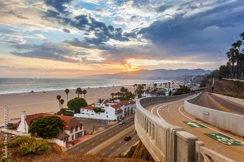 Sunset view from california incline photo