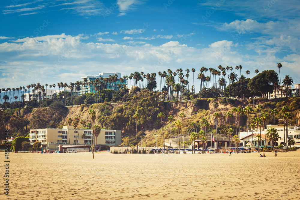 Naklejka premium Plaża Santa Monica