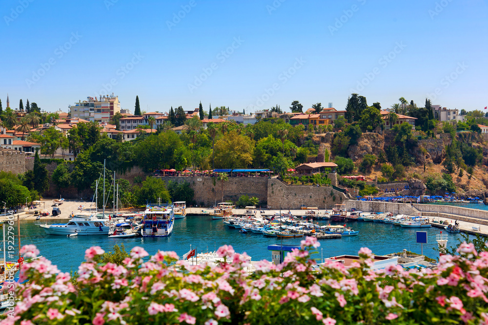 Old harbour in Antalya, Turkey