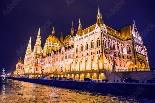 Hungarian Parliament Danube Budapest