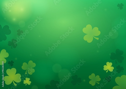 Three leaf clover abstract background 2