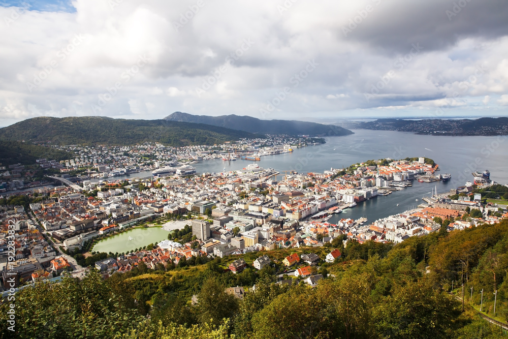 Bergen city