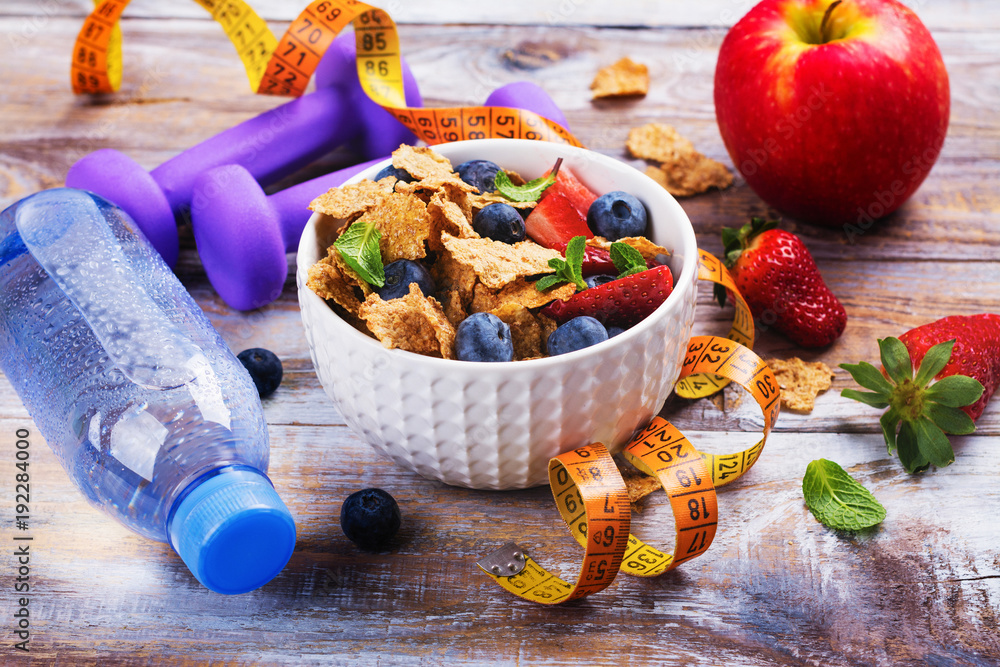 Fototapeta premium Healthy diet breakfast