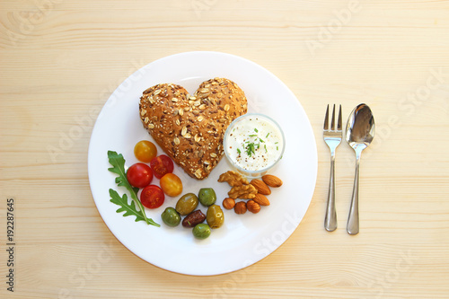 Wallpaper Mural healthy food for your heart Torontodigital.ca