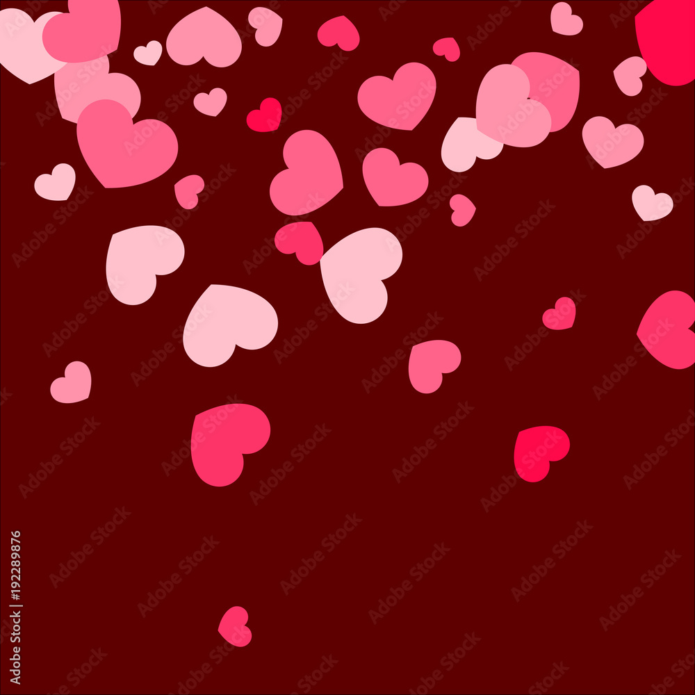 Heart confetti background. Heart confetti background.