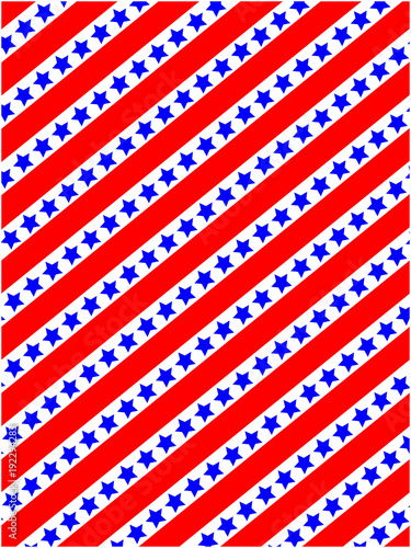 American flag symbols stylized striped background