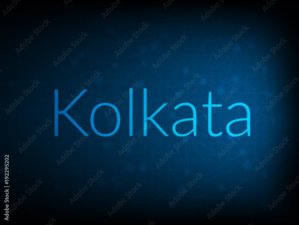 Kolkata abstract Technology Backgound