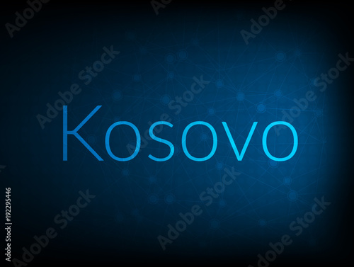 Kosovo abstract Technology Backgound