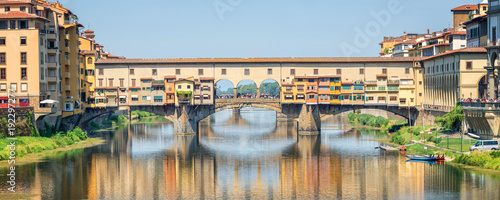 Ponte Vecchio over Arno river in Florence, Tuscany, Italy