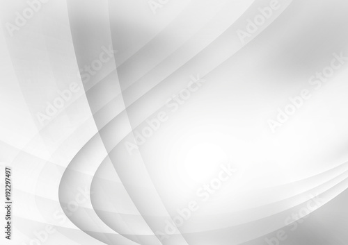 Gray and white color line curve on background with copy space, Vector Illustration