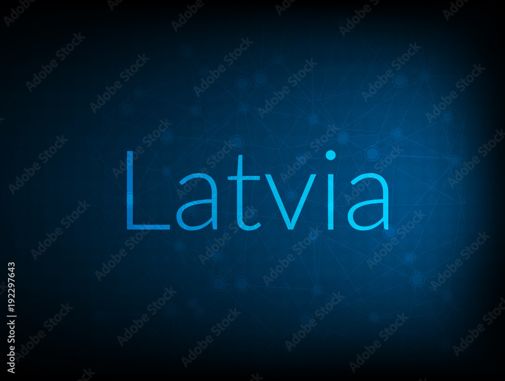 Latvia abstract Technology Backgound Latvia abstract Technology Backgound