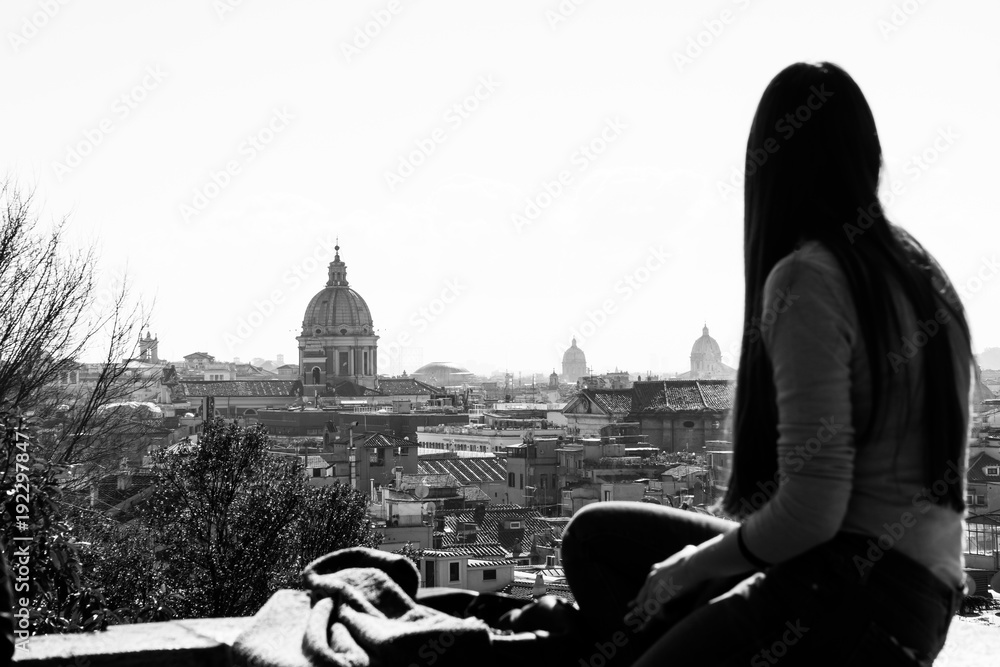 Aussicht auf Rom