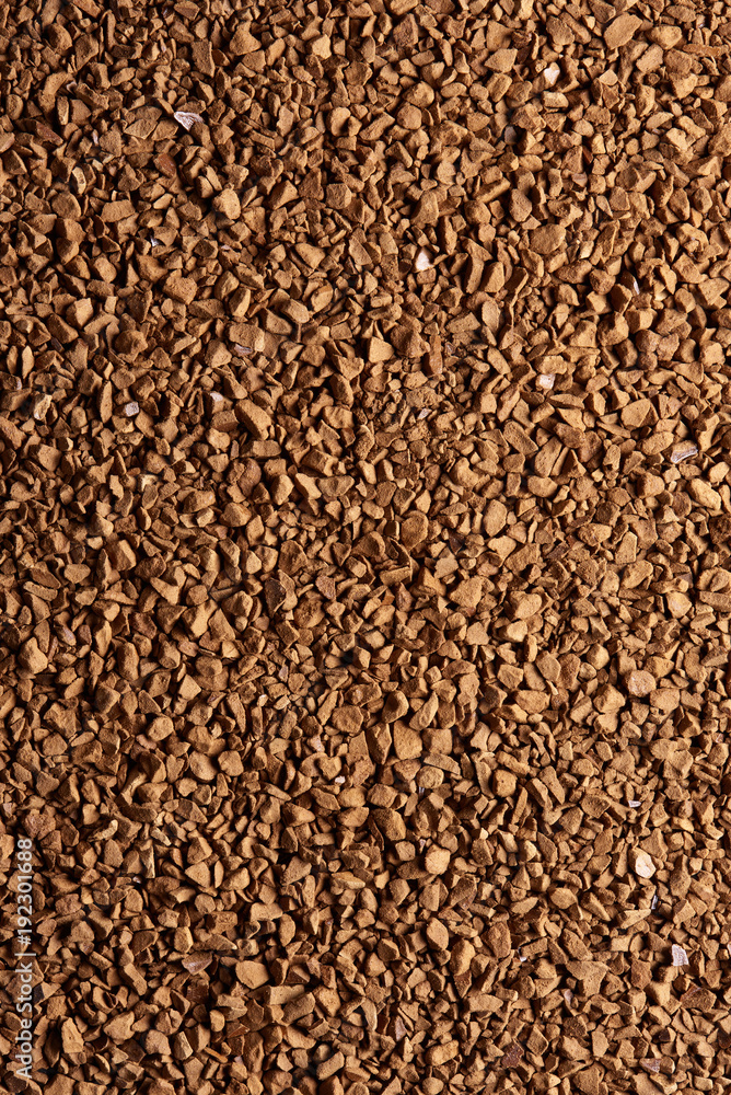Granules of instant coffee background Granules of instant coffee background