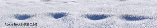 Schneespuren, Detailaufnahme