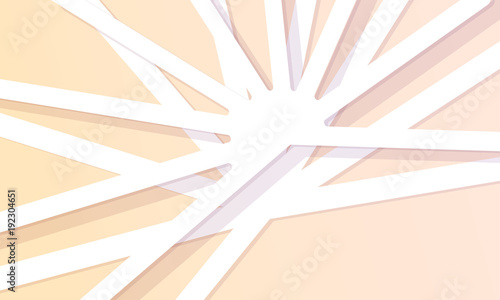 Orange abstract background of lines, vector illustration.