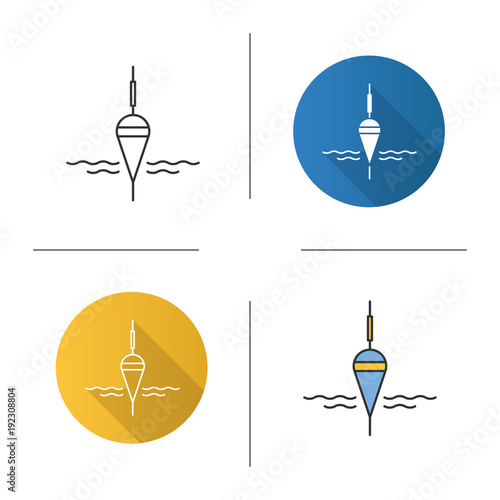 Fishing float icon