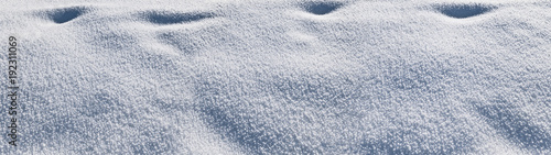 Schneespuren, Detailaufnahme