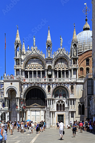 Venice historic city center, Veneto rigion, Italy - San Marco Square - St. Marc’s Basilica © Art Media Factory