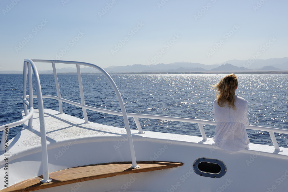 Obraz premium Yacht travel