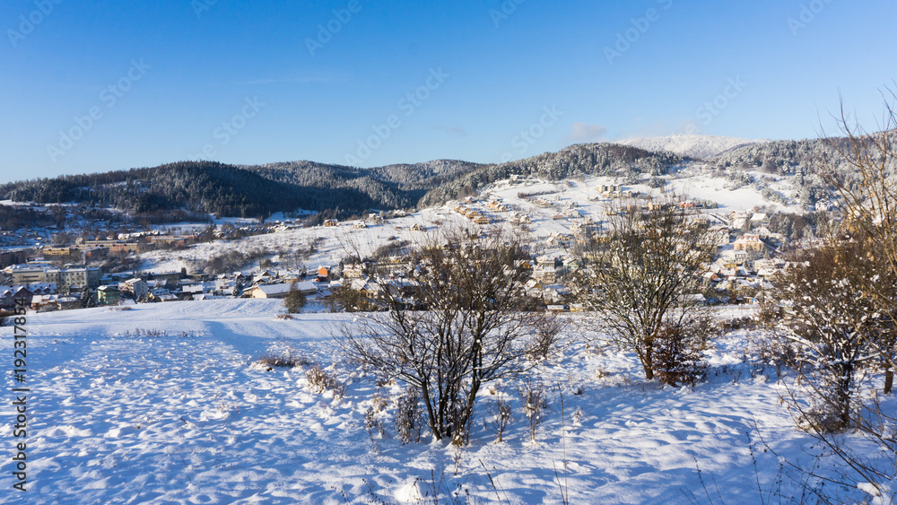 Mountain Landscape in Poland Krynica Mountain Landscape in Poland Krynica
