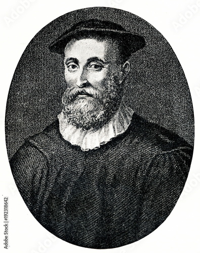 John Knox, leader of the Protestant Reformation in Scotland (from Spamers Illustrierte Weltgeschichte, 1894, 5[1], 602)