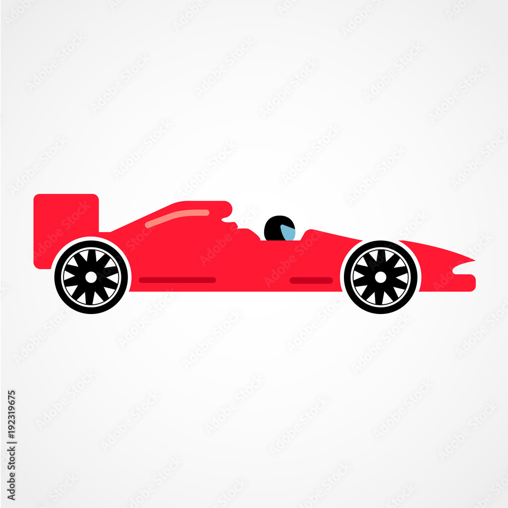 Racing car graphic design, Vector illustration