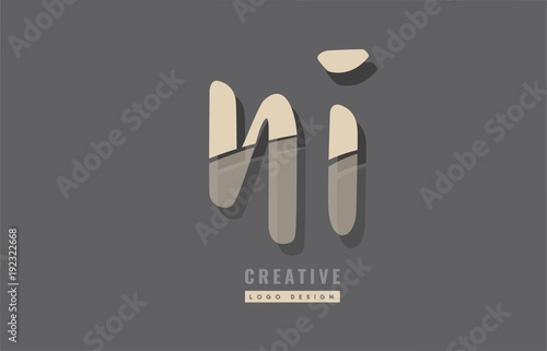 Design of logo with grey background color suitable as an icon for a company or business