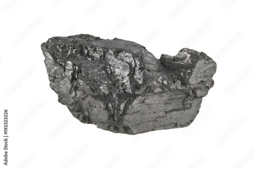 coal isolated on white background coal isolated on white background