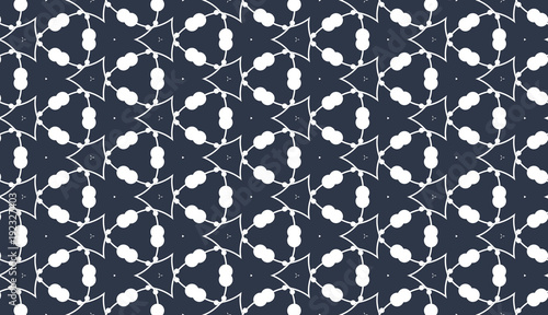 Ancient Geometric pattern in repeat. Fabric print. Seamless background, mosaic ornament, ethnic style. 