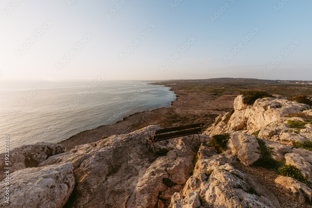 The Cape Greco is the best viewpoint, which overlooks the coastline from the Ayia Napa to Protaras, Cyprus.