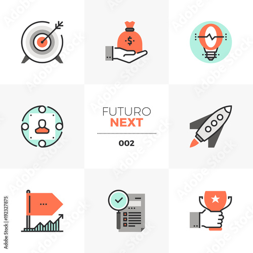 Company Startup Futuro Next Icons