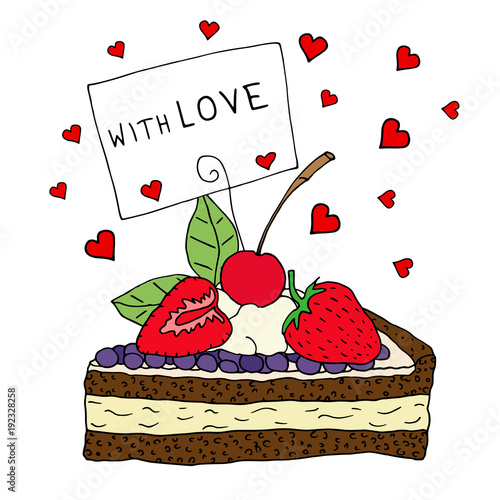 Cake with love