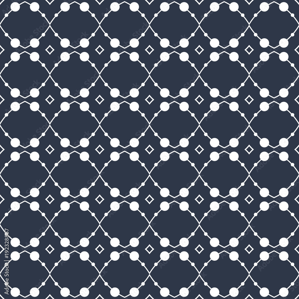 Fototapeta premium Ancient Geometric pattern in repeat. Fabric print. Seamless background, mosaic ornament, ethnic style.